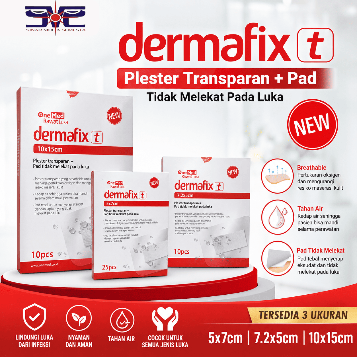 Dermafix T Plester Transparan