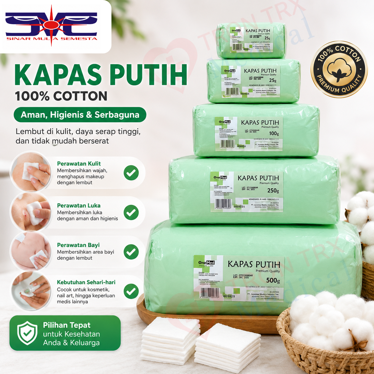 Kapas Putih OneMed